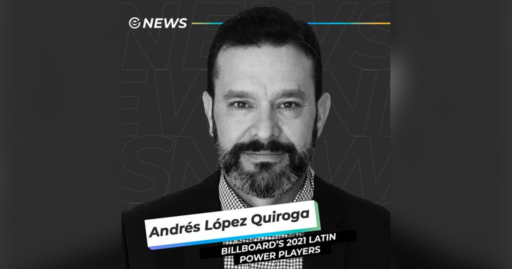 Andrés López de ONErpm es reconocido por Billboard como Latin Power Players