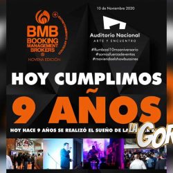 BMB festeja su noveno aniversario; la edición 2020 será en noviembre