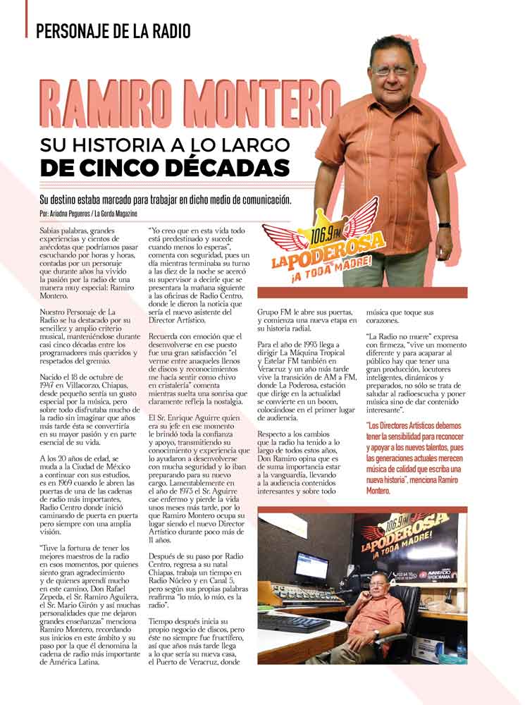 Ramiro Montero, Personaje De La Radio La Gorda Magazine
