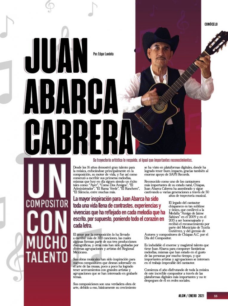 Juan Abarca Cabrera - Compositor