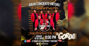 Ritmo Santacruz celebra décimo aniversario con concierto online