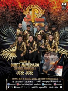 Súper Grupo F La Nueva Flama, Booking Marzo La Gorda Magazine