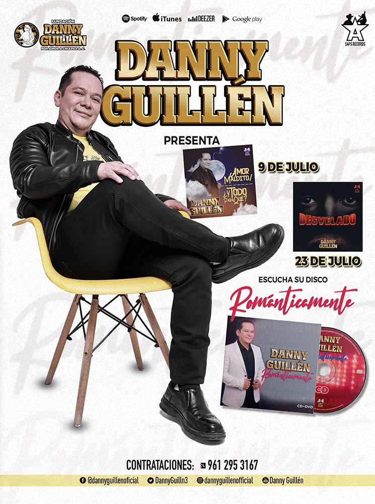Danny Guillén, Booking La Gorda Magazine Julio 2021
