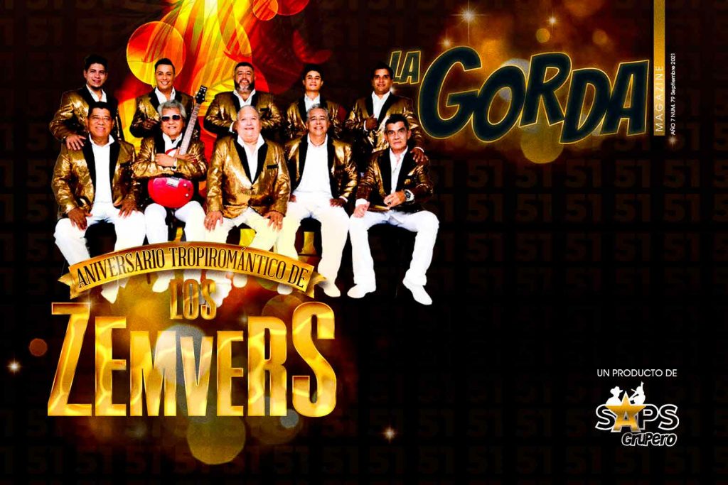 Los Zemvers, portada La Gorda Magazine Septiembre 2021, La Gorda FM
