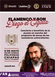 Diego El Cigala regresa a Chiapas