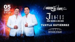 Josi Cuen y Jorge Medina listos con “La Máquina del Tiempo Tour” en Tuxtla Gutiérrez