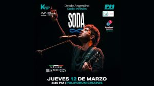 El legado de Soda Stereo retumbará en Tuxtla Gutiérrez con Soda Infinito