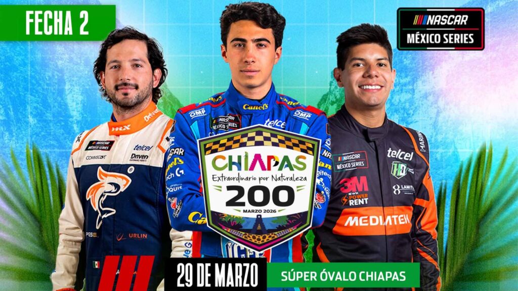 NASCAR México hará vibrar el Súper Óvalo Chiapas